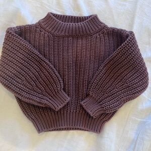 Quincy Mae Chunky Cotton Sweater 18-24M